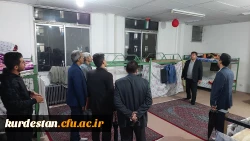 حضور مسئولان دانشگاه فرهنگیان استان کردستان در خوابگاه پردیس 7