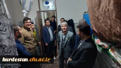 حضور مسئولان دانشگاه فرهنگیان استان کردستان در خوابگاه پردیس 9
