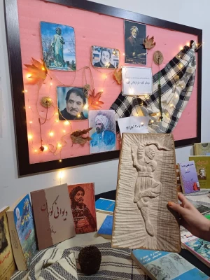  برپایی غرفه نمایشگاه کتاب با محوریت معرفی آثار مشاهیر کورد 8