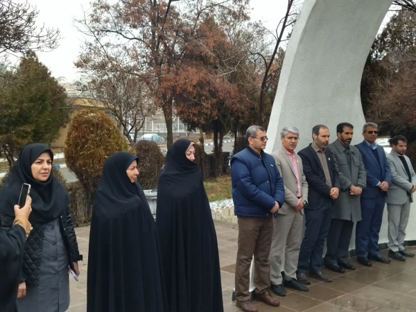 مراسم بدرقۀ دانشجومعلمان پردیس های استان برای اعزام به اردوی راهیان نور 5