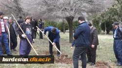 آیین کاشت نهال به نیابت از شهدای دانشجومعلم استان کردستان در دانشگاه فرهنگیان برگزار شد 4