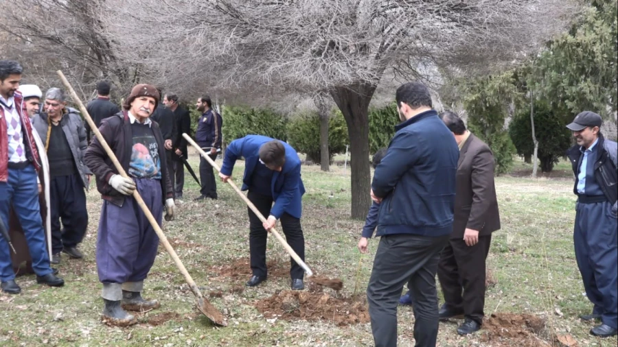 آیین کاشت نهال به نیابت از شهدای دانشجومعلم استان کردستان در دانشگاه فرهنگیان برگزار شد 4