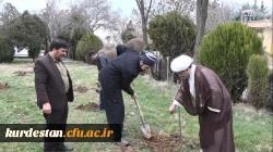 آیین کاشت نهال به نیابت از شهدای دانشجومعلم استان کردستان در دانشگاه فرهنگیان برگزار شد 5