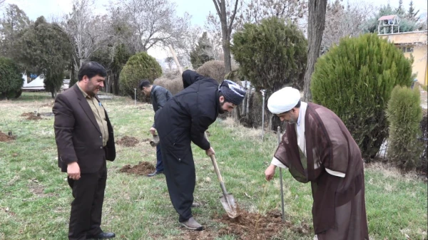 آیین کاشت نهال به نیابت از شهدای دانشجومعلم استان کردستان در دانشگاه فرهنگیان برگزار شد 5