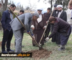 آیین کاشت نهال به نیابت از شهدای دانشجومعلم استان کردستان در دانشگاه فرهنگیان برگزار شد 6