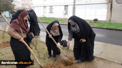 در پردیس بنت الهدی صدر سنندج برگزار شد؛

مراسم کاشت نهال به مناسبت هفته درختکاری و گرامیداشت بانوان شهید