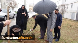 مراسم کاشت نهال به مناسبت هفته درختکاری و گرامیداشت بانوان شهید 4