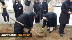 مراسم کاشت نهال به مناسبت هفته درختکاری و گرامیداشت بانوان شهید 6