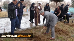 مراسم کاشت نهال به مناسبت هفته درختکاری و گرامیداشت بانوان شهید 8