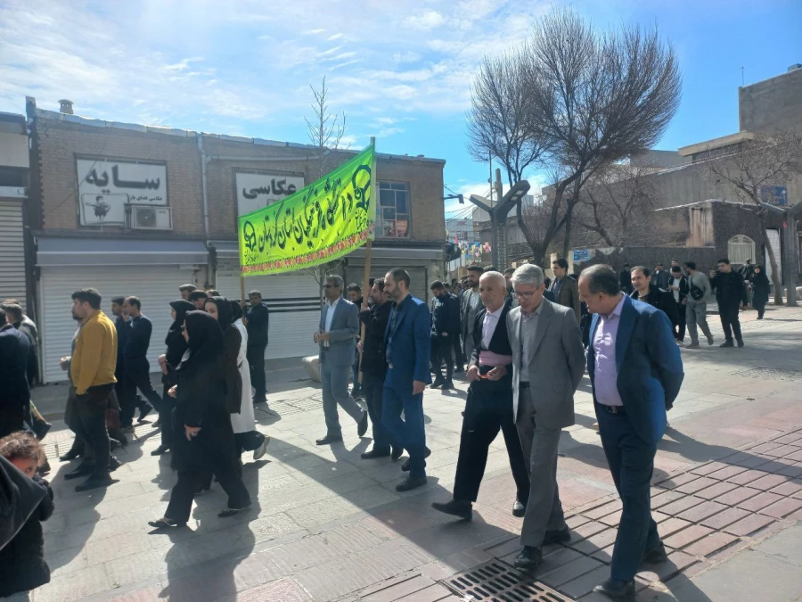 حضور پرشور اساتید، کارکنان و دانشجومعلمان دانشگاه فرهنگیان استان کردستان در راهپیمایی روز قدس 5