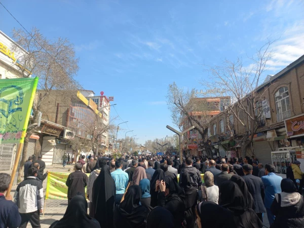 حضور پرشور اساتید، کارکنان و دانشجومعلمان دانشگاه فرهنگیان استان کردستان در راهپیمایی روز قدس 10