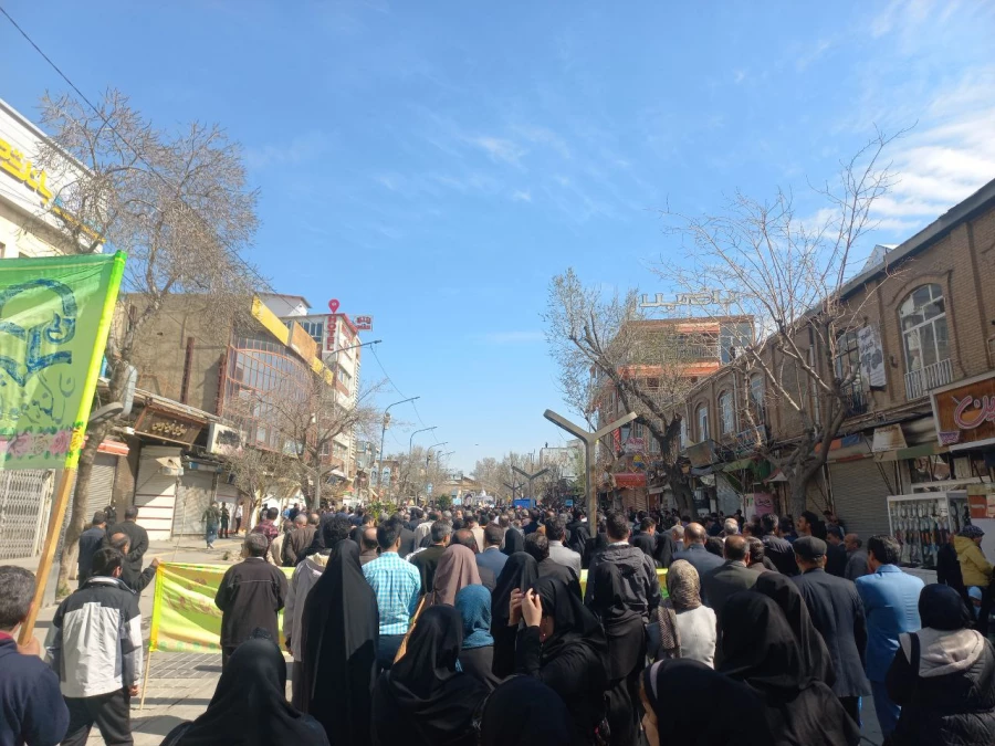 حضور پرشور اساتید، کارکنان و دانشجومعلمان دانشگاه فرهنگیان استان کردستان در راهپیمایی روز قدس 10