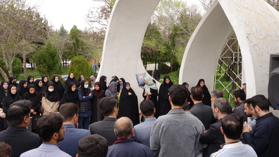 تجمع جامعۀ دانشگاه فرهنگیان استان کردستان در حمایت از مردم غزه 4