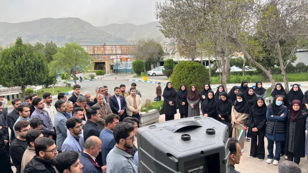 تجمع جامعۀ دانشگاه فرهنگیان استان کردستان در حمایت از مردم غزه 5