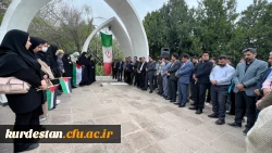 تجمع جامعۀ دانشگاه فرهنگیان استان کردستان در حمایت از مردم غزه 8