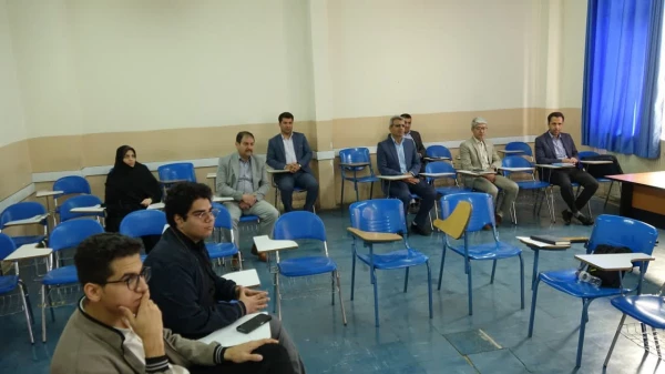بازدید مسئولان دانشگاه از دوازدهمین جشنواره تدریس برتر در پردیس شهید مدرس 2