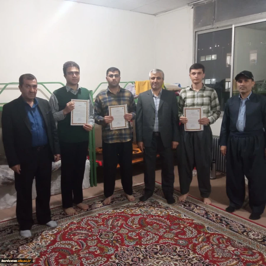 تجلیل از اتاق های برتر سرای دانشجویی پردیس شهید مدرس 6