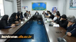 نشست صمیمی اعضای شورای صنفی با رئیس امور پردیس های دانشگاه فرهنگیان استان کردستان 5