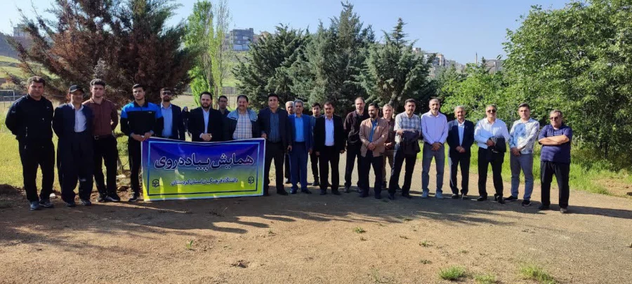 همایش پیاده روی در پردیس شهید مدرس سنندج برگزار شد 3