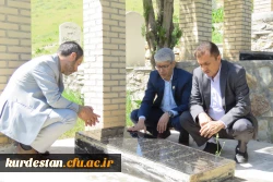 دیدار سیدشهاب ارکیان با خانواده شهید حاتم شریعتی در روستای شویشه 4