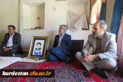 دیدار سیدشهاب ارکیان با خانواده شهید حاتم شریعتی در روستای شویشه 6