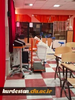 بازدید دانشجویان پردیس بنت الهدی صدر سنندج از آزمایشگاه ورزش دانشگاه کردستان 5