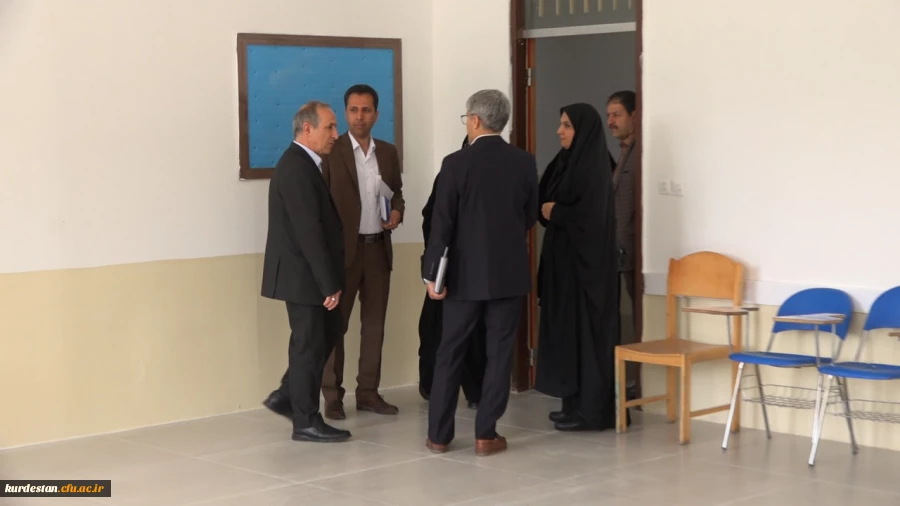 افتتاح سالن کشتی جدید و بازدید از زیرساخت های پردیس شهید مدرس سنندج توسط هیئت سازمان مرکزی 4