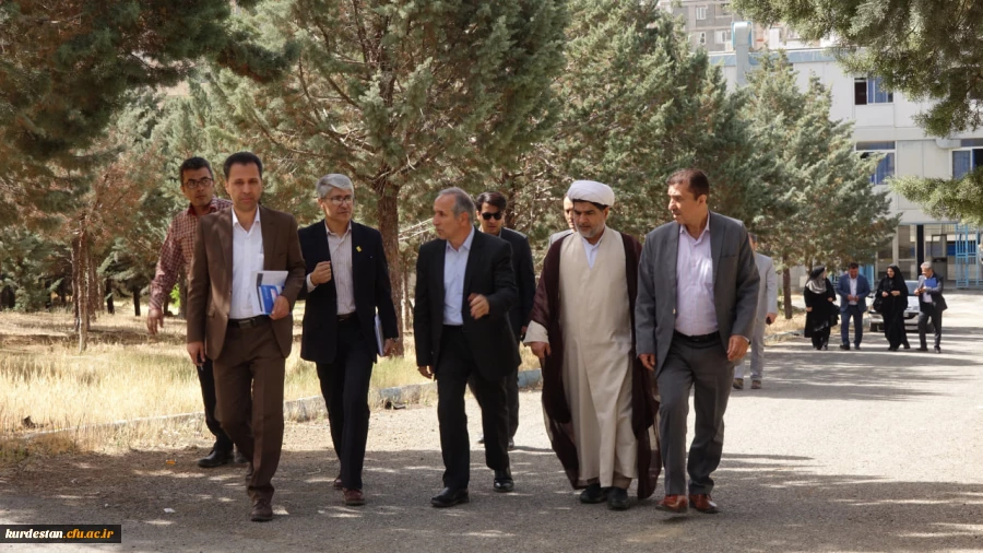 افتتاح سالن کشتی جدید و بازدید از زیرساخت های پردیس شهید مدرس سنندج توسط هیئت سازمان مرکزی 8