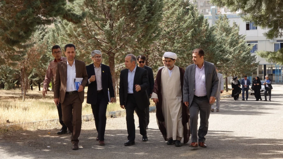 افتتاح سالن کشتی جدید و بازدید از زیرساخت های پردیس شهید مدرس سنندج توسط هیئت سازمان مرکزی 8