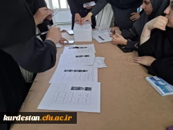 برگزاری انتخابات کانون همیاران سلامت جسم و روان در پردیس بنت الهدی صدر سنندج 2