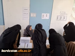 برگزاری انتخابات کانون همیاران سلامت جسم و روان در پردیس بنت الهدی صدر سنندج 3