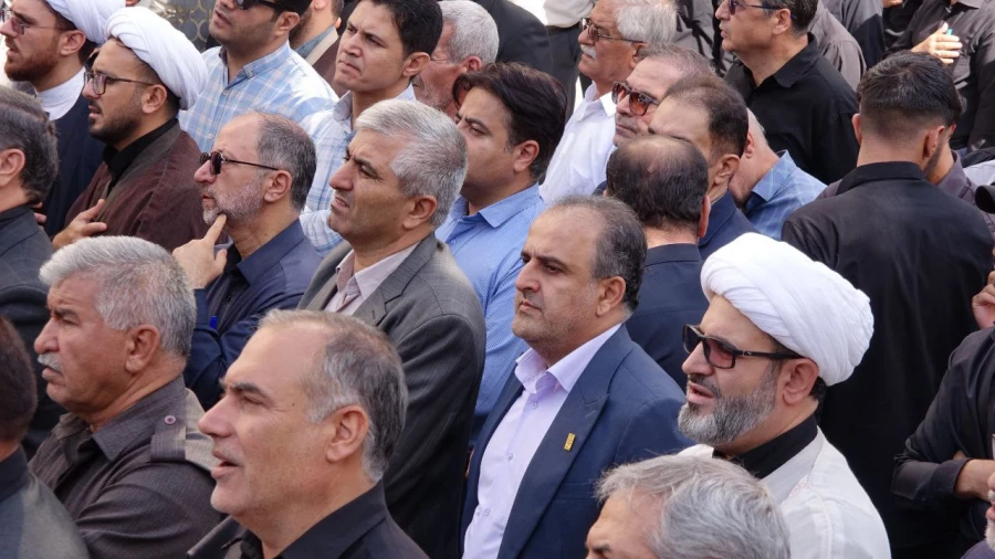 حضور پرشور دانشگاه فرهنگیان کردستان در آیین تشییع شهید رضا بسطامی 9