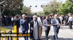 حضور پرشور دانشگاه فرهنگیان کردستان در آیین تشییع شهید رضا بسطامی 10