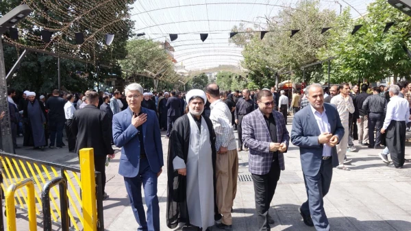 حضور پرشور دانشگاه فرهنگیان کردستان در آیین تشییع شهید رضا بسطامی 10