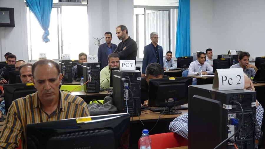 بازدید از آزمون برخط متقاضیان اعزام فرهنگیان به مدارس خارج از کشور 5