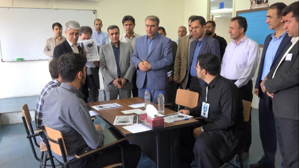 مدیرکل آموزش وپرورش کردستان از فرآیند ارزیابی تکمیلی شایستگی های معلمی در دانشگاه فرهنگیان بازدید کرد 6