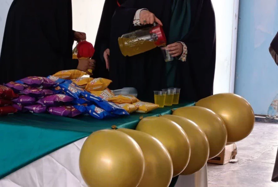 برپایی ایستگاه صلواتی و جشن سالروز آغاز امامت حضرت ولی عصر(عج) در پردیس بنت الهدی صدر 3