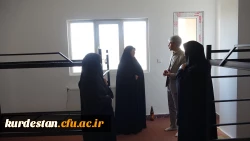زهرا مظفر از بخش های مختلف دانشگاه فرهنگیان استان کردستان بازدید کرد 2