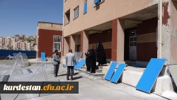 زهرا مظفر از بخش های مختلف دانشگاه فرهنگیان استان کردستان بازدید کرد 4