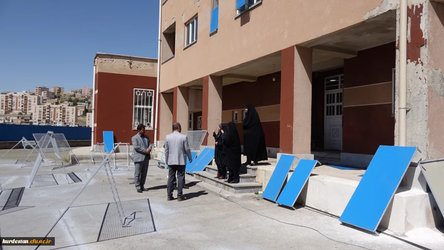 زهرا مظفر از بخش های مختلف دانشگاه فرهنگیان استان کردستان بازدید کرد 4