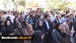 حضور پرشور دانشگاه فرهنگیان استان کردستان در راهپیمایی یوم الله سیزدهم آبان 3