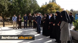 تجدید پیمان با شهدا در آیین غبارروبی مزار شهدای گکنام دانشگاه 5