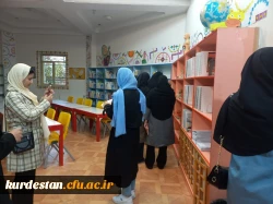 بازدید علمی دانشجومعلمان پردیس بنت الهدی صدر از کانون پرورش فکری کودکان و نوجوانان سنندج 6