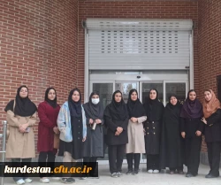 بازدید علمی دانشجویان پردیس بنت الهدی صدر از کتابخانه مرکزی امام خامنه ای سنندج 2