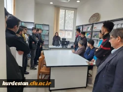 بازدید دانشجومعلمان پردیس شهید مدرس سننددج از کتابخانه عمومی امام خامنه ای 3