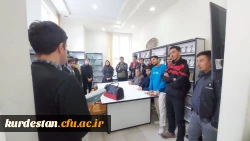 بازدید دانشجومعلمان پردیس شهید مدرس سننددج از کتابخانه عمومی امام خامنه ای 7