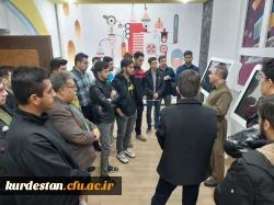 بازدید دانشجومعلمان پردیس شهید مدرس سننددج از کتابخانه عمومی امام خامنه ای 8