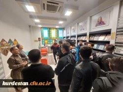 بازدید دانشجومعلمان پردیس شهید مدرس سننددج از کتابخانه عمومی امام خامنه ای 11