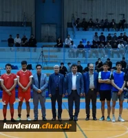 آغاز به کار چهارمین لیگ درون دانشگاهی فوتسال دانشگاه فرهنگیان کردستان 5