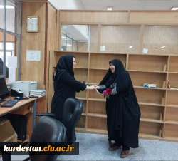 دانشجومعلمان پردیس بنت الهدی صدر سنندج از کتابخانه مرکزی دانشگاه کردستان بازدید کردند 4